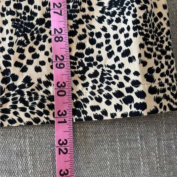 & Other Stories Paris Atelier Animal Print Midi Skirt Tie front slit 4 - Picture 7 of 10